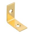 National Mfg Sales 1 x 0.5 in. Inside Corner Brace, Solid Brass 5703624